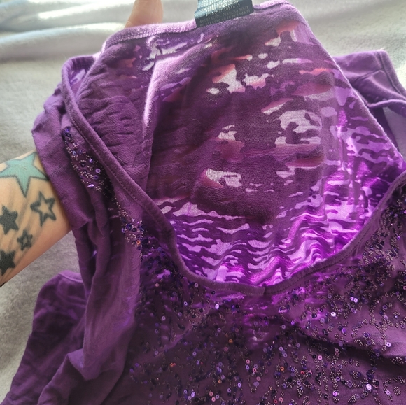 Plus Size Sheer Sequin Tank Size 2x (18/20W) - Picture 3 of 4
